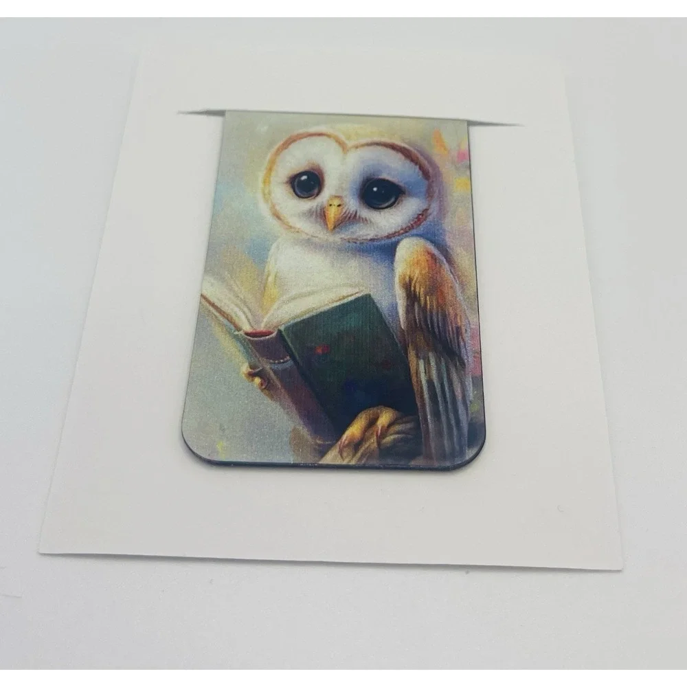 Magnetic Bookmark Cute Owl Book Lover Gift Page Marker New